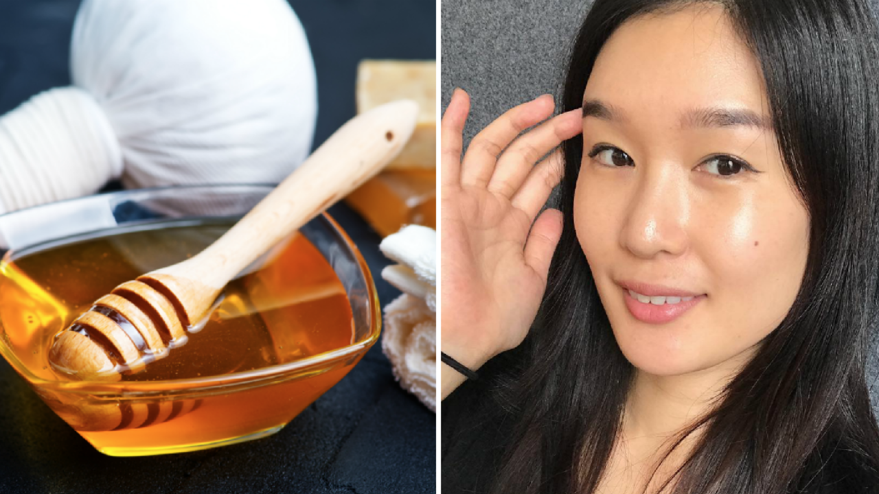 Cleaning and moisturizing with honey