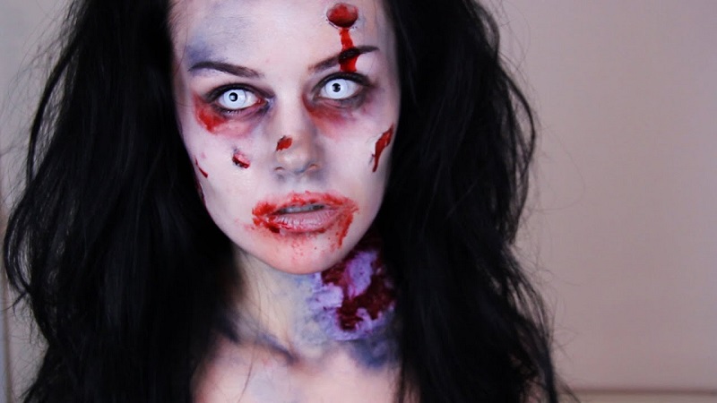 Zombie makeup