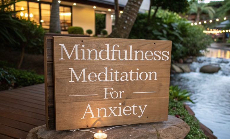 How do I practice mindfulness with anxiety