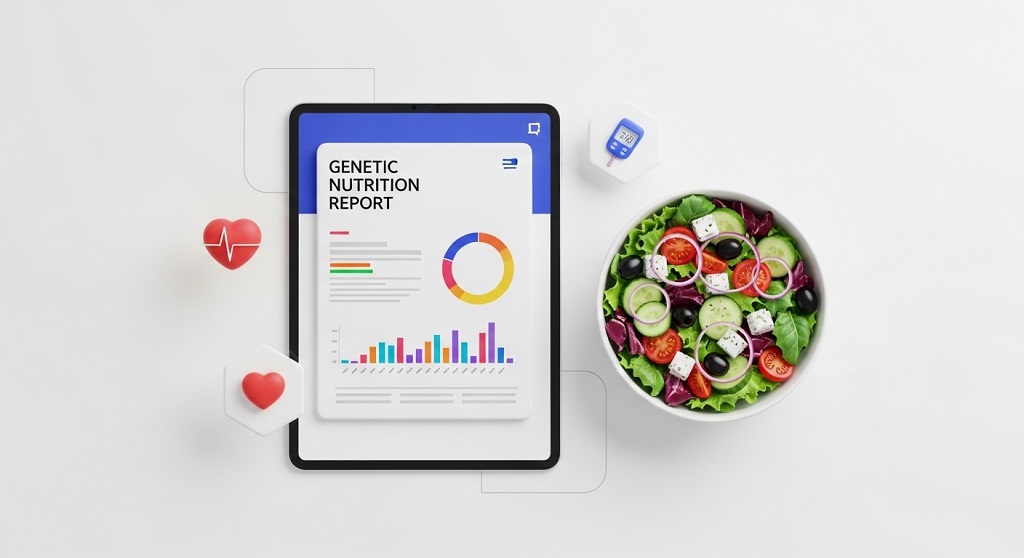 Nutrigenomics diet plan based on DNA health insights