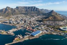 Aerial view of Cape Town city and Table Mountain, venue city for the 18th World Congress on Public Health 2026