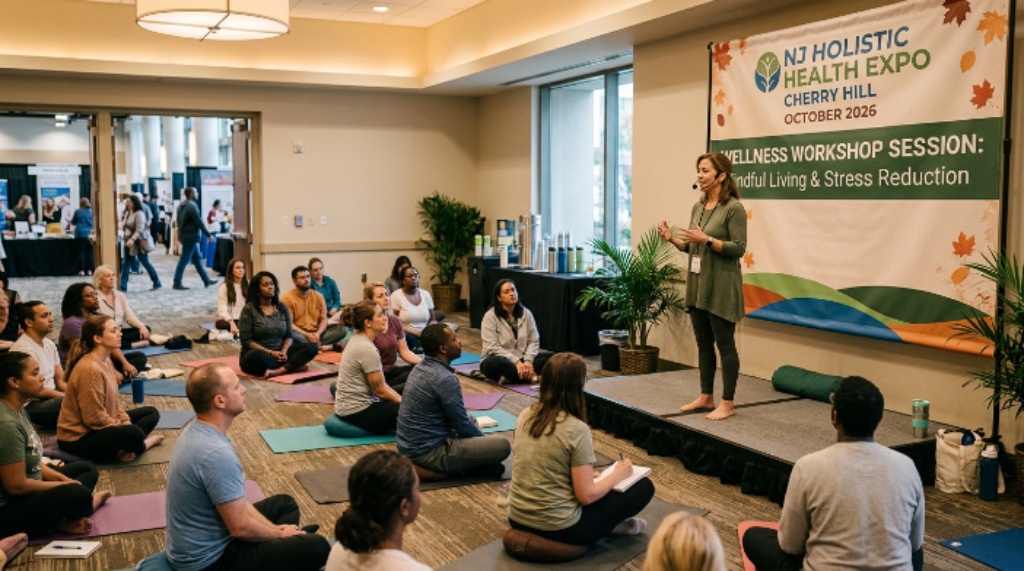 Wellness workshop session at NJ Holistic Health Expo Cherry Hill October 2026